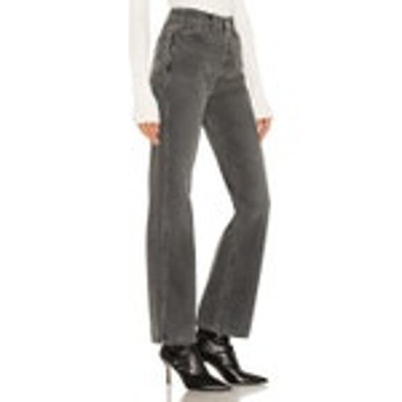 RE/DONE Vintage Ash Grey 90s High-Rise Loose Straight-Leg Jeans Size 23 NWT - Picture 2 of 13